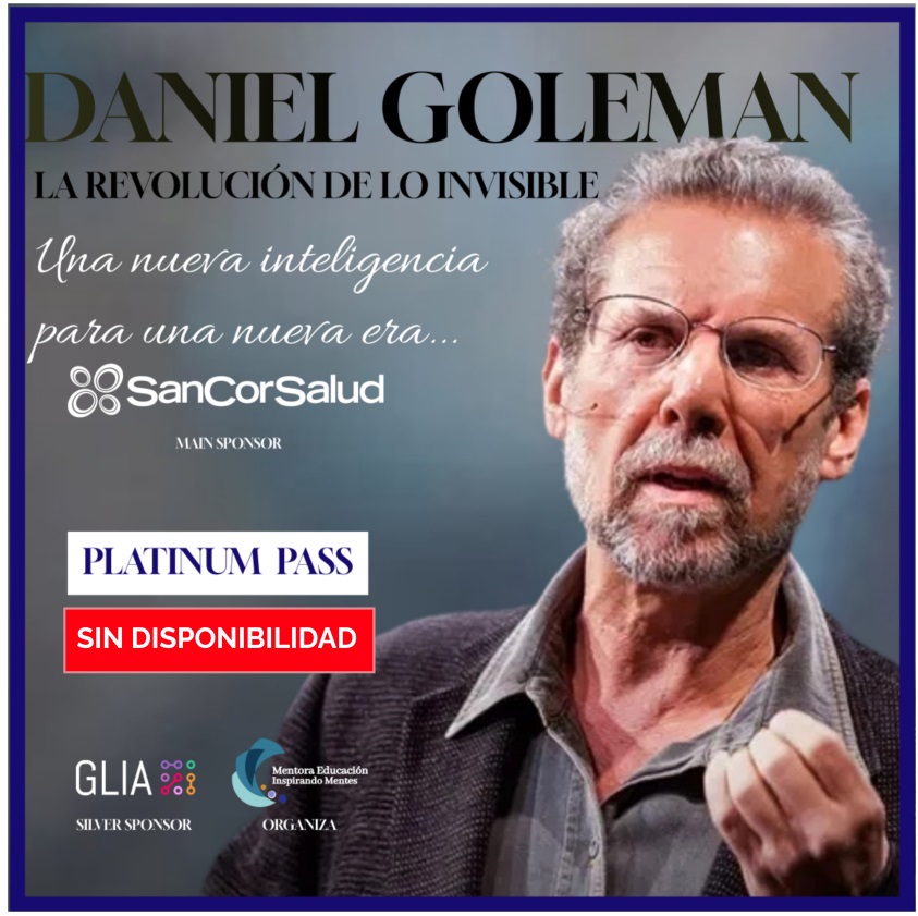 PLATINUM PASS - Dr. Daniel Goleman + Coach Manu Colombo - Meet and greet - Int. Simultánea