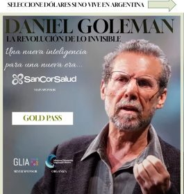 GOLD PASS – Conferencias + Ubicación preferencial (filas 9 a 22) + diploma digital + traducción simultánea + acceso a la grabación por 2 meses.