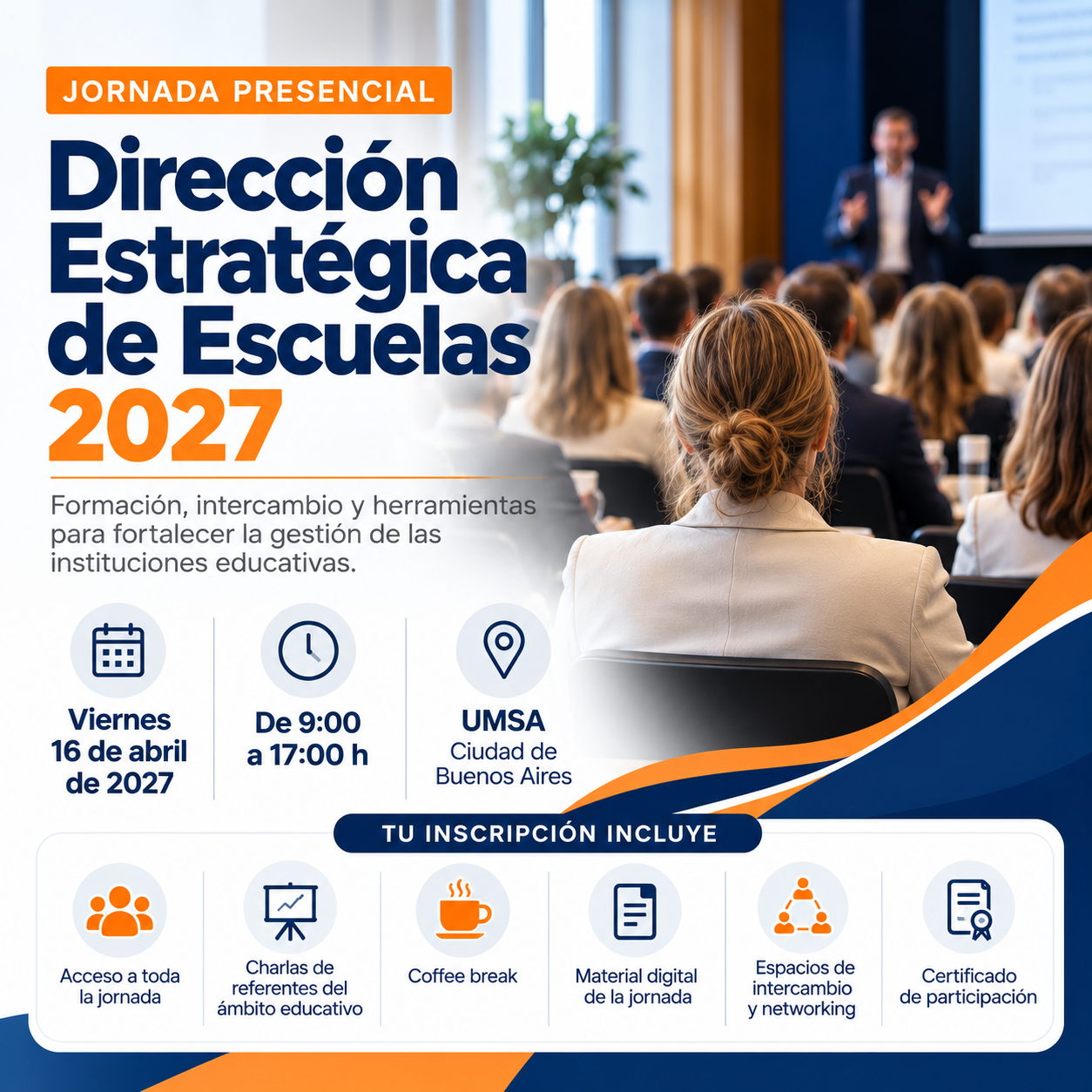 Partipación Presencial - Dirección estratégica de escuelas 1.